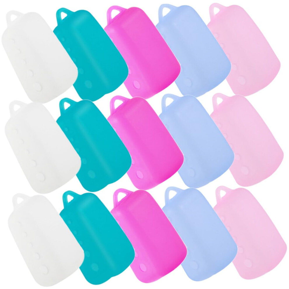 15pcs Electric Toothbrush Head Covers Silicone Dustproof Travel Protection Reusable Hygiene Guard