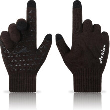 PUMIER winterhandschoenen, handschoenen voor dames en heren, verbeterde touchscreen-functionaliteit voor sms'en, warm en comfortabel om mee te