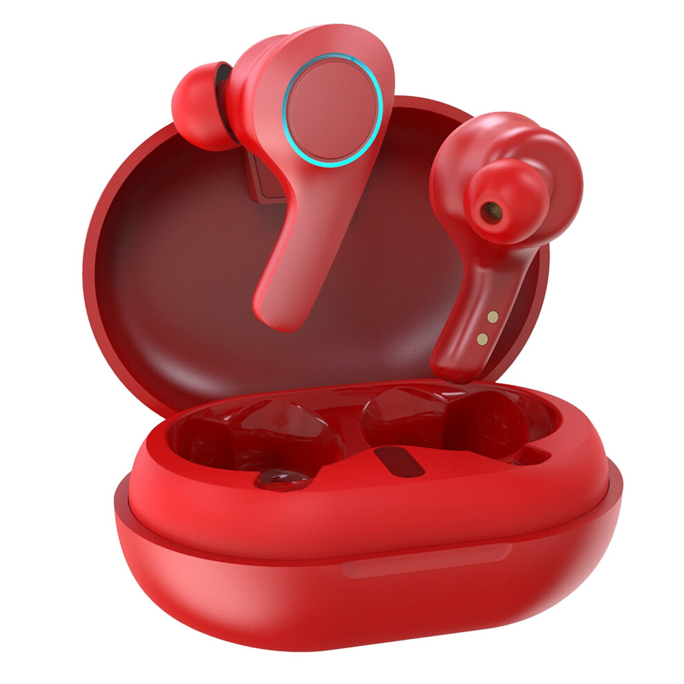 Touch Control Tws Earphones - 2.56"X0.91" Bluetooth 5.0 Wireless Earbuds, Ipx5 Sweatproof In-Ear Headset With Charging Case, 5H Playtimes 9479868128811