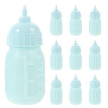 Plastikowe zabawki dla niemowląt w formie butelek 10 szt. 4,1 x 1,8 x 1,8 cala