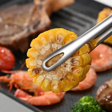 Premium 304 Stainless Steel Food Tongs for Precision Grilling and Serving Ideal for BBQ Charcuterie Boards and Dessert Preparation
