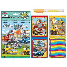 Reusable Water Drawing Book for Kids with 4 Magic Pages Educational Toys Gift for Ages 3-6