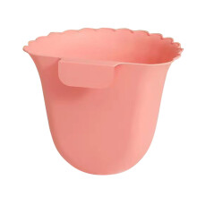 Wall Mounted Flower Trash Can for Cabinet Door, 1 Piece