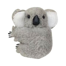 Horquilla para el cabello de mujer con diseño de koala de peluche y dibujos animados, pinza antideslizante lateral, resorte elástico, decoración