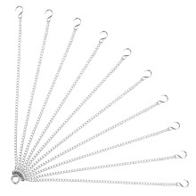 Metal Hanging Chains with Hooks 10 pcs