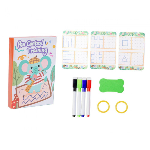 Abc Letter Tracing Practice Workbook Reusable Practice Copybook for Ages 3-5 Elephant
