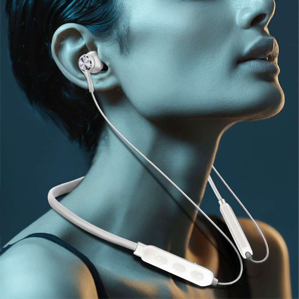 Wireless Sports Bluetooth Neckband Headphones W/ Noise Cancellation, 12H Playtime, Mic, Gifts For Men & Women 9479868129498