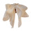 Women's satin bow pearl hair clips with chiffon 1