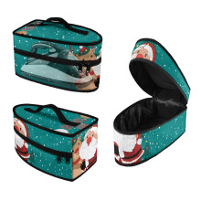 Merry Christmas rejsestrygejernsbæretui med glat lynlås Holdbar og beskyttende bæreetui Lynlåshåndtag, kun etui
