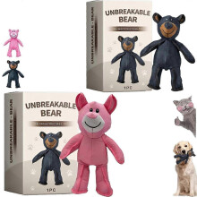 Unbreakable Bear Dog Toy 2025 New Unbreak Bear Unbreaka Bear For Aggressive Chewers Indestructible For Heavy Chewers Large Dogs-wwxb
