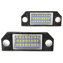 stuks 6500K LED-kentekenplaatverlichting 3528SMD voor Ford Focus C-MAX 2003 en Ford Focus MK2 2003-2008
