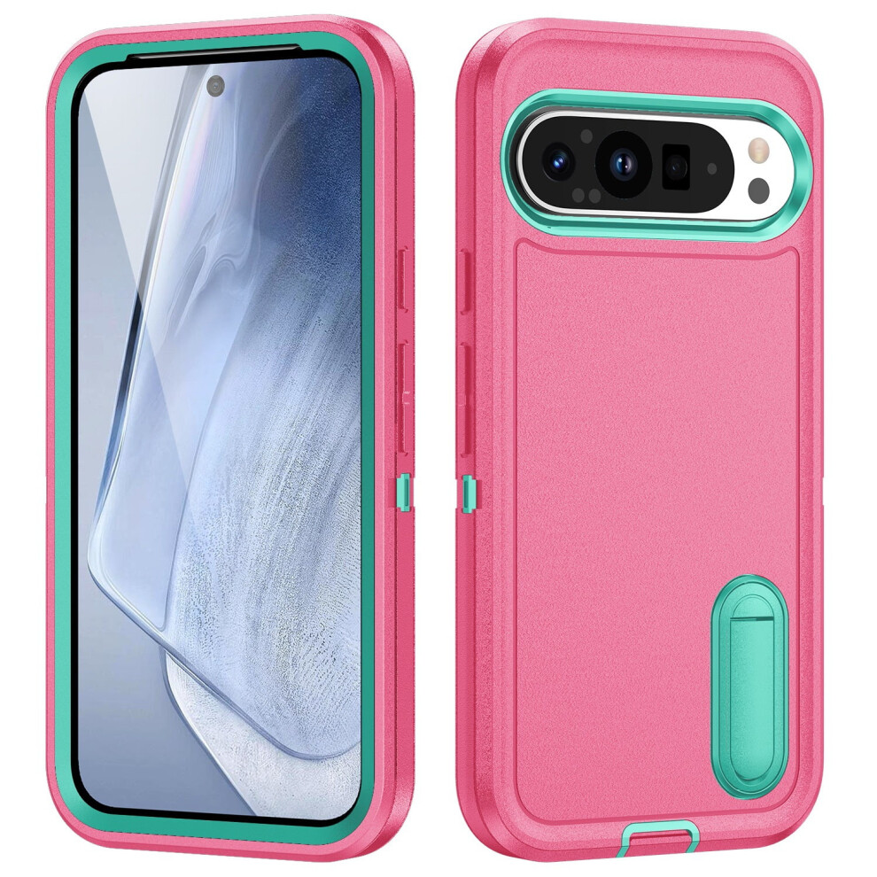 Compatible For Google Pixel 9 Case Compatible For Google Pixel 9 Pro Case Military Grade Drop Protection Case With Stand 9028731735788