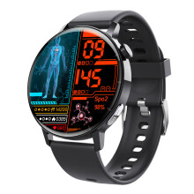 F67 Pro Ecg Blood Sugar Uric Acid Monitoring Smart Watch 1.41-inch Round Sport Watch