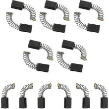 20 pezzi di spazzole di carbone compatibili Spazzole di carbone per motori Spazzole di carbone Ricambio per spazzole di carbone
