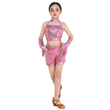 Mädchen Tanzoutfit-Sets, ärmellose Oberteile, Shorts, Fransen-Set für Kinder, Kleinkinder, Sommer, elastische Spielkleidung, 6-7 Jahre