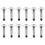 Universal Replacement Disc Tips for Touch Screen Devices 12pcs Silver High Precision 1