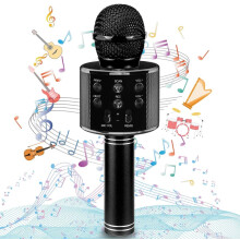 Bluetooth Karaoke Microphone for Kids Rose Gold