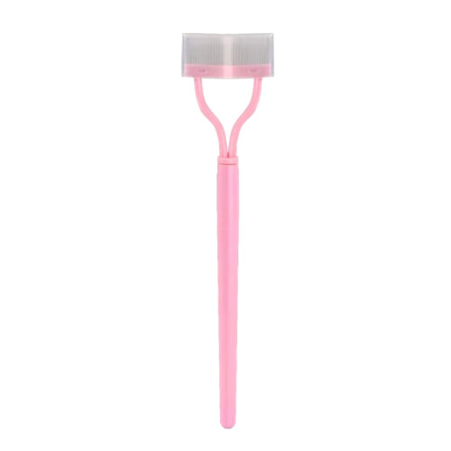 Pente para cílios com dentes curvos ergonômicos de aço (1 unidade)