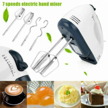 Frusta elettrica a mano a 7 velocità, mixer da cucina, sbattitore per uova, crema, torta, frullatore KNT