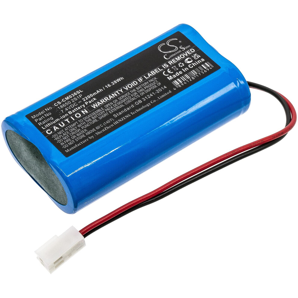 7.4V Liion 18650 Battery Pack 2200Mah 2S1p Replacement With Extended Runtime Power For Custom Devices 9092120185287
