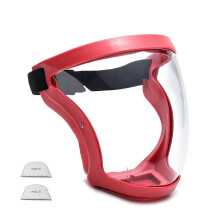 karymi Transparent ansiktsmask och Helmask med Andningsfunktion Lämplig för Ogräsrensning, Slipning