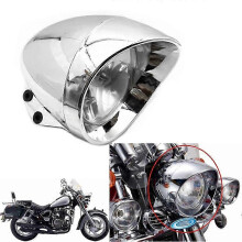 High qualityMotorcycle 65 Bullet Halogen Headlight compatible QIANJIANG Lifan 150-11 /14 QJ150-18F Storm Prince QJ150-3B onda Steed Shadow