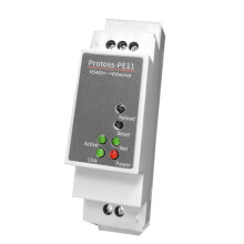 DIN-Rail Serial Port RS485 to Ethernet Converter Server Protoss compatible MQTT PE11-H Support Modbus RTU