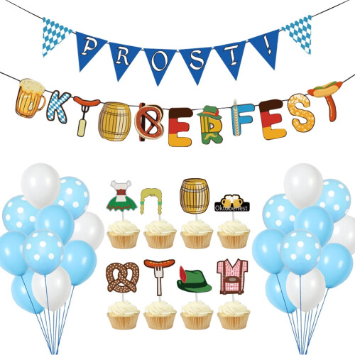 Σετ διακόσμησης για πάρτι Oktoberfest 27 τεμαχίων