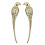 Modern Golden Bird Themed Drawer Pull Knob For-a pair 1