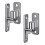 Stainless Steel Gate Hinges - Heavy Duty Wall Mount Farm Gate Hinges 1
