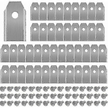?45 Lames compatibles en titane pour tondeuses robotisées Husqvarna Automower Yard Force Gardena ?