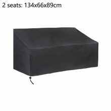 Waterproof Garden Bench Cover, Outdoor Patio LoveSeat Cover, Heavy Duty Windproof UV Resistant Sofa Protector