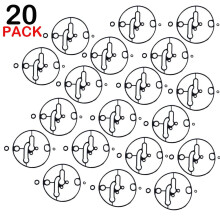 20 pezzi 698781 Guarnizione vaschetta galleggiante carburatore per carburatori Nikki
