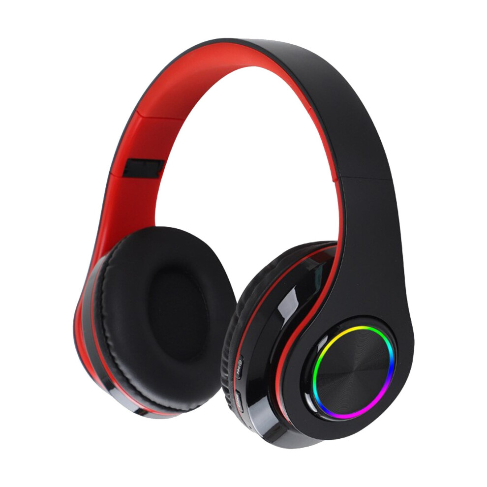 Over-Ear Bluetooth Gaming Headphones, Low Latency, Foldable, Rgb Illuminated, Compatible With Esports & Sports 9365509240533