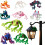 3D Printed Magnetic Frog Desk Toy - 10 pcs 1
