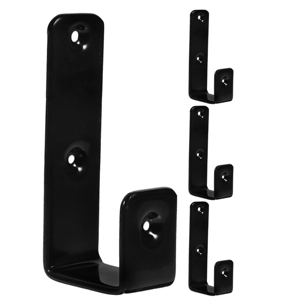 4Pcs Bed Ladder Hooks Heavy Duty Metal Hook Bracket For Library Ladders Warehouses Garages Sheds Basements Shops 9479868027527