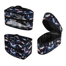 Handheld Travel Steamer Bag Dragonflies Starlit Night with Zipper Handle Travel Case Steamer Oganizer, Case Only