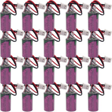 20Pack TL5902 3.6V 1/2AA Lithium Battery 1200mAh with Plug, Long Lasting NonRechargeable Power