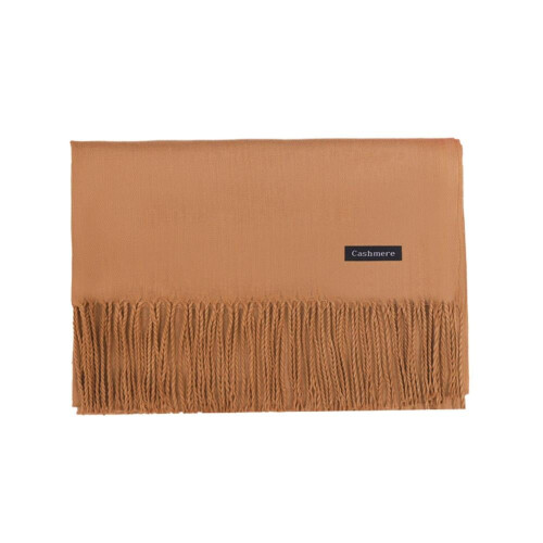 Women's Polyester Scarf with Tassels, 180x70cm