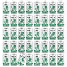 LS14250 3.6V 1200mAh Lithium Battery 40Pack, LongLasting 1/2 AA Replacement for Saft Devices