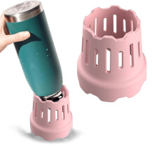 Escurridor de platos, soporte para vasos de agua, escurridor de vasos de agua para cocina, escurridor para limpiar y colocar vasos de agua, rosa,