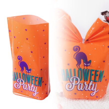 Healeved 50 Pcs Halloween Candy Bags Halloween Decorations Halloween Bags Halloween Bags For Candy Halloween Bags Halloween Party Stuff Flat