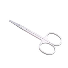 Stainless Steel Metal Eyebrow Scissors, Nose/Beard/Mustache/Eyelash Clippers – Grooming Scissors for Men & Women