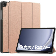 Slim Stand Smart Cover til Samsung Galaxy Tab A9Plus2023 (11"), Rosaguld, Automatisk dvale/vækning, Kompatibel med Samsung Galaxy Tab A9Plus