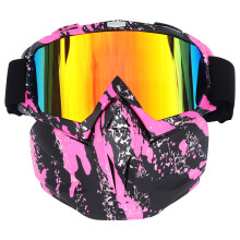 karymi Adult Ski Goggles with Detachable Ski Mask to Block The Sun Windscreen Goggles Gifts for Men