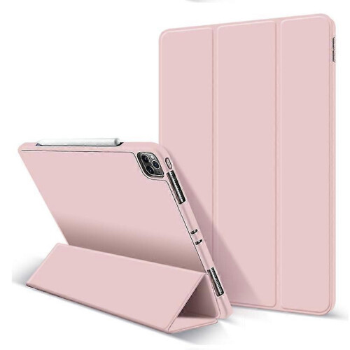 (PINK) Protective Case For iPad Pro 12.9inch Case With Pencil Holder