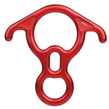 50KN Rescue Figure 8 Descender Durable Aluminum Alloy Belay Device for Rock Climbing and Peak Rescue