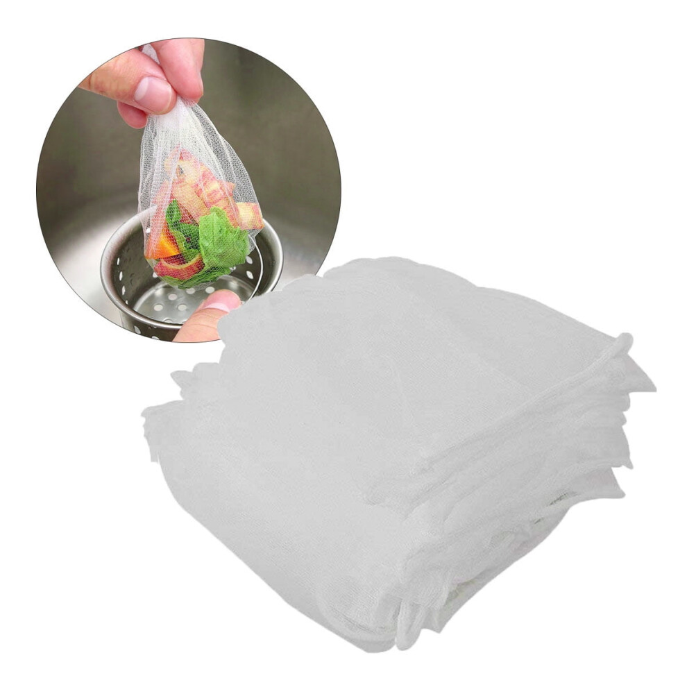 200Pcs Elastic Kitchen Sink Strainer Mesh Bags, Disposable Mesh Sink Strainer Bags For Collecting Food Waste Leftover Garbage, Anti Clogging 9365509238448