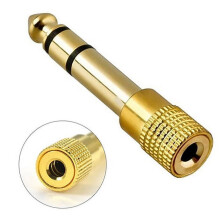 AOKID adapter, 6,5 mm-es 1/4-es apa - 1/8-os 3,5 mm-es anya fejhallgató-csatlakozó adapter sztereó audio csatlakozóval