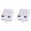 2X Trasformatore LED 12V/,  Trasformatore 0-10W, Alimentatore, Trasformatore Elettronico per Luci LED 12V e Luci LED 1